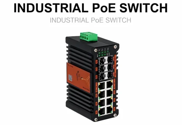 Managed Gigabit Poe Switch 8 Port 802.3At - Промышленный управляемый PoE-коммутатор L2+ с 8