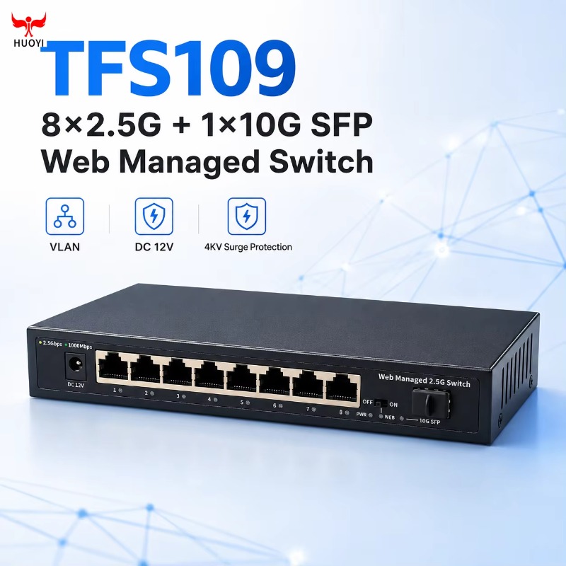 Управляемый сетевой коммутатор – обзор и цена Sfp+ 10G Managed Switch 8 Port