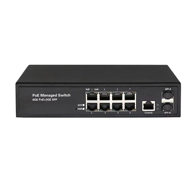 Заводской 8-портовый гигабитны – обзор и цена Managed Gigabit Poe Switch 8 Port 802.3At